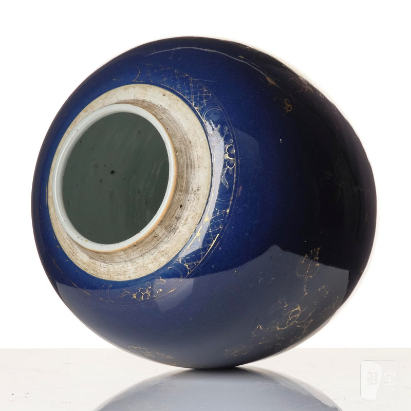 A blue glazed jar, - 图6